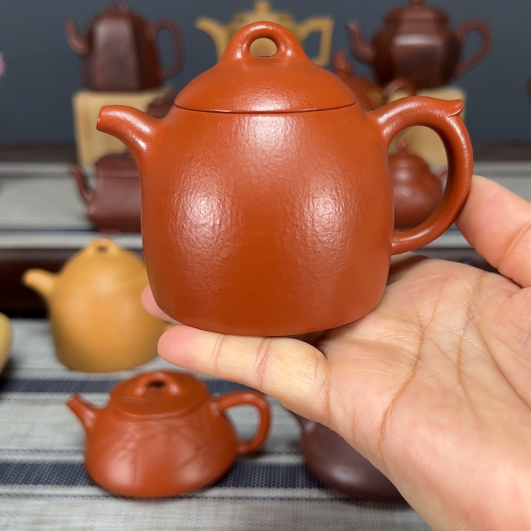 茶壶紫砂秦权150毫升全手工