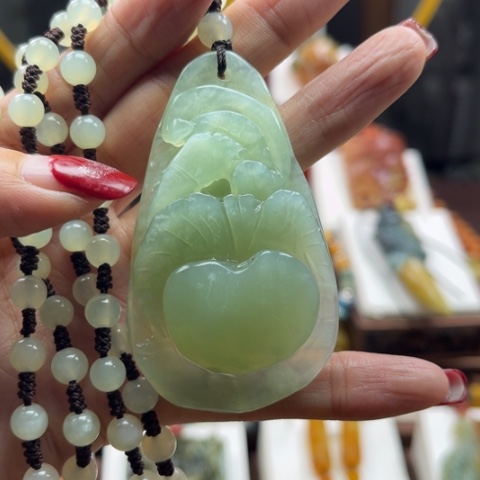 岫玉挂件未镶嵌挂件