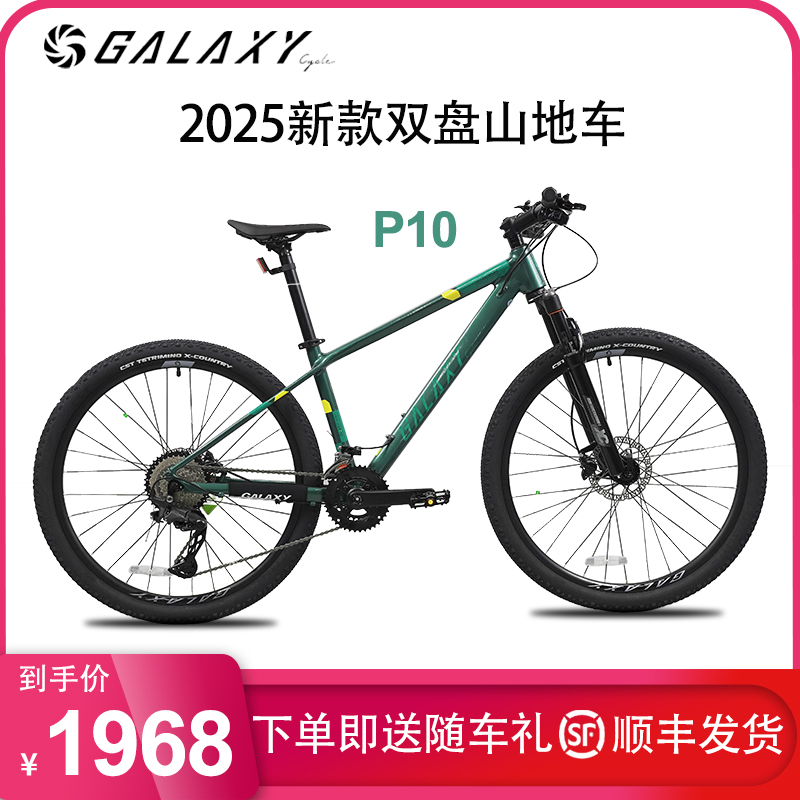 格莱仕P10铝架镁腿气叉2x10速油刹成人学生山地车两轮车