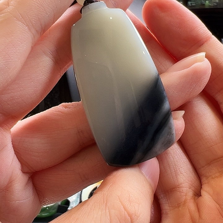 颈饰未镶嵌和田玉无事牌