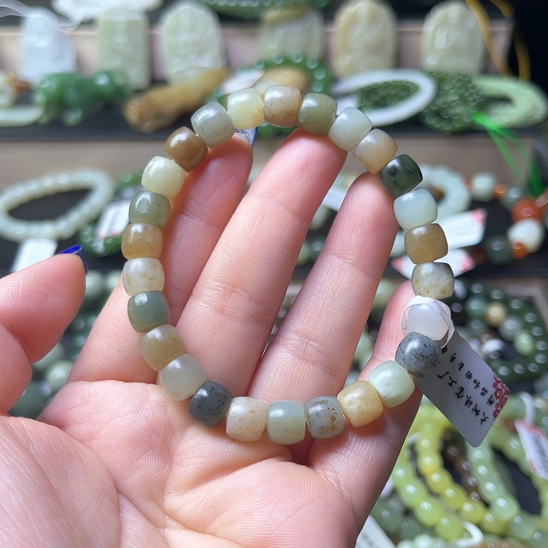 和田玉手链未镶嵌