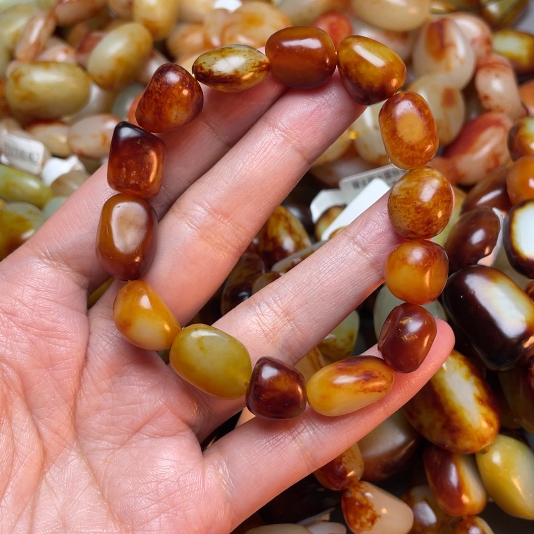 和田玉手链未镶嵌