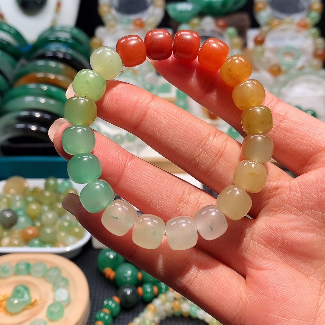 石英质玉未镶嵌手链