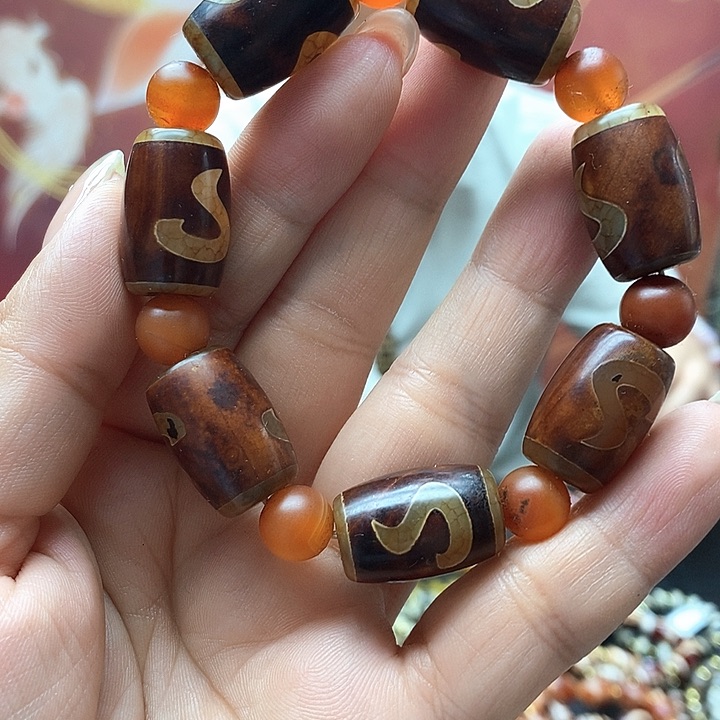 玛瑙/玉髓手链合金