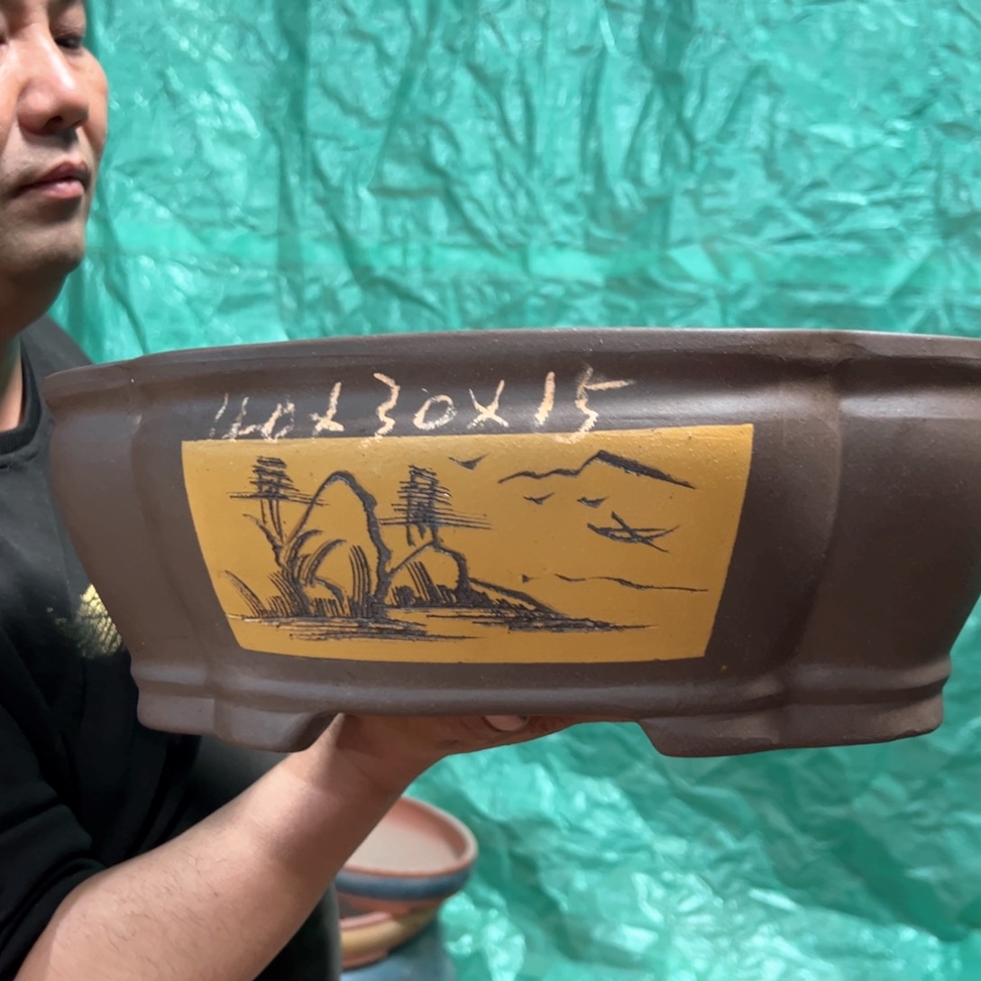 紫砂花盆紫砂花盆