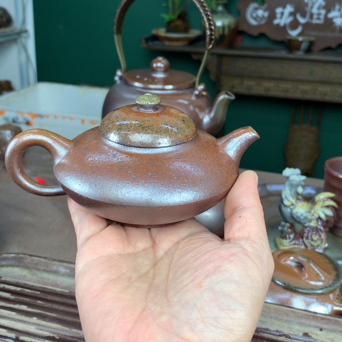 紫砂茶壶纯自然柴烧