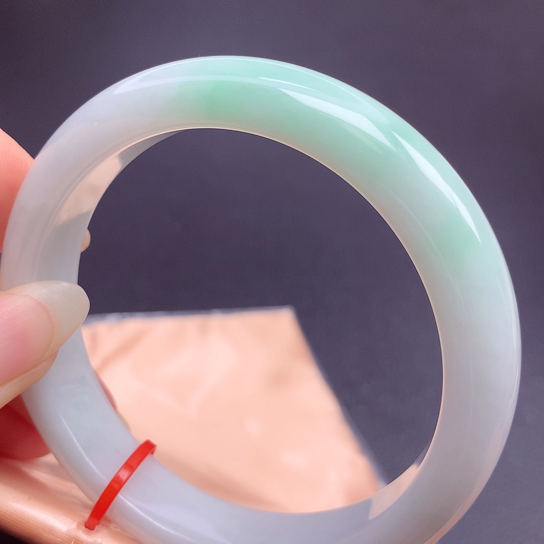 翡翠未镶嵌手镯58.7圈口