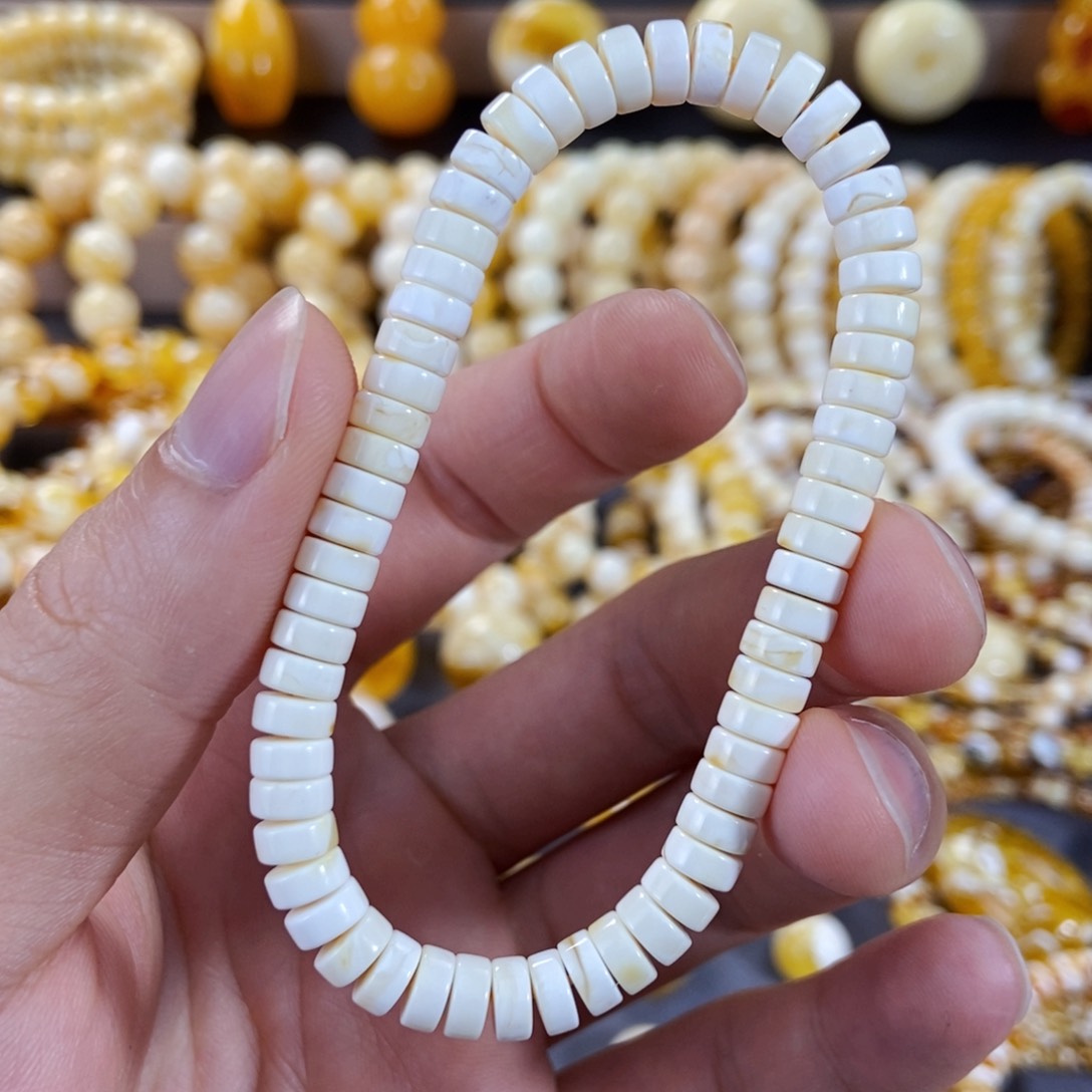 琥珀手链未镶嵌6+mm尺寸