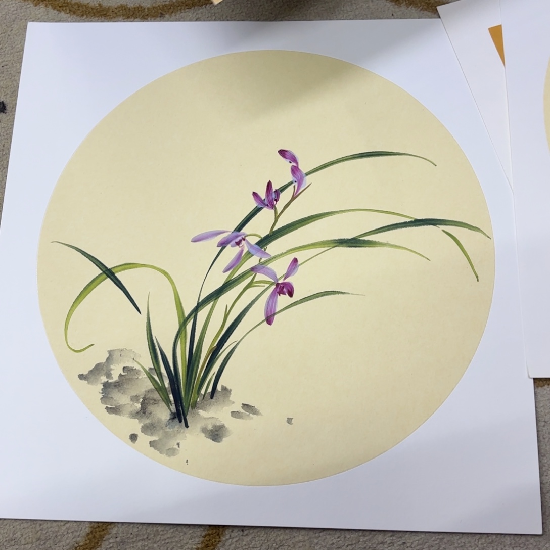 国画38-38卡纸作品艺