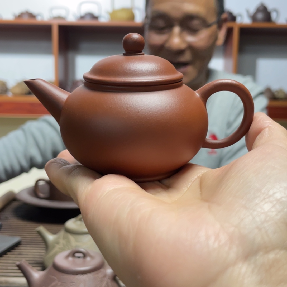 茶壶紫砂朱泥水平100CC