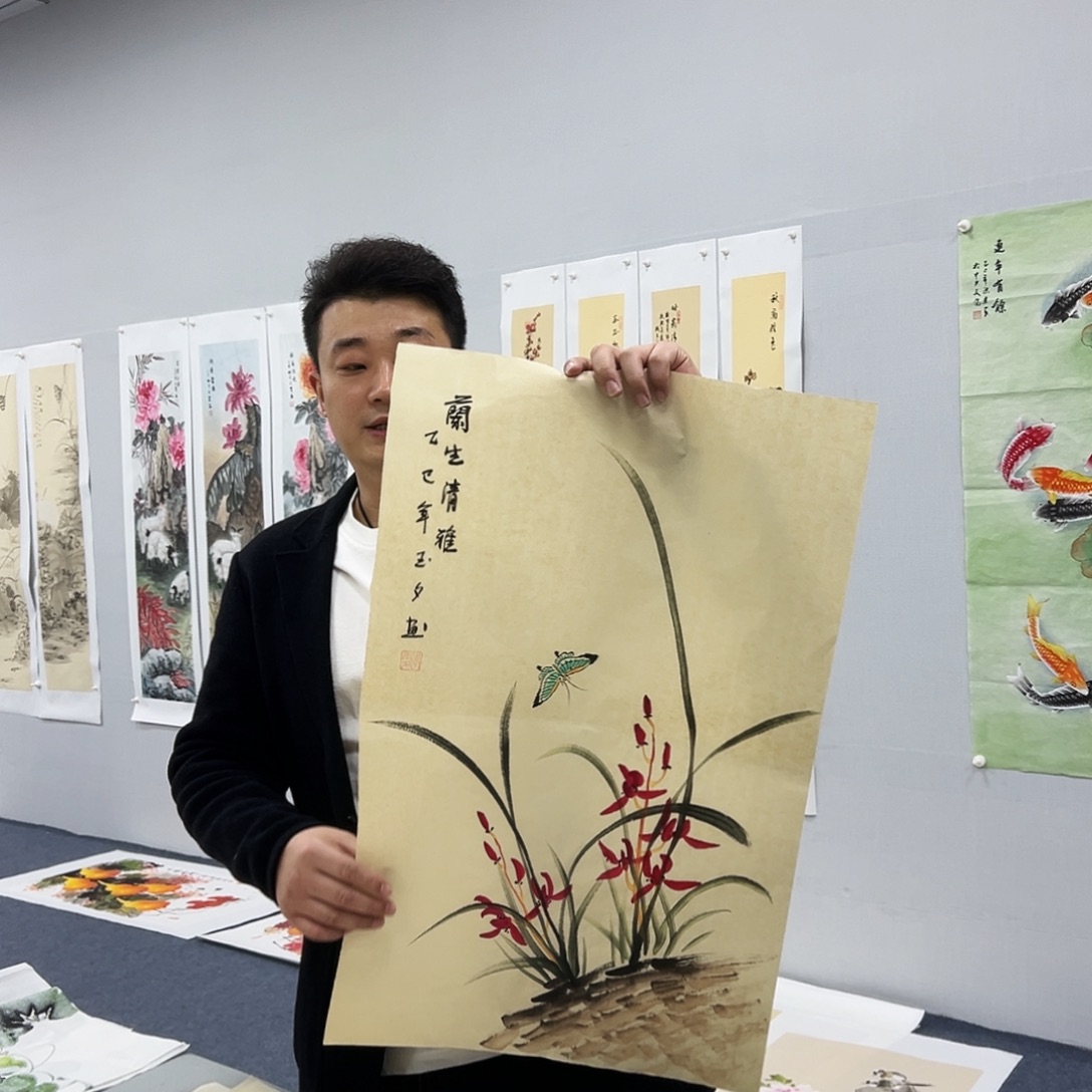 国画国画作品宣纸纯手绘