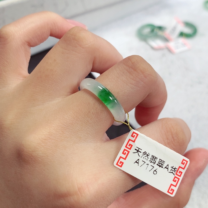 【闪购商品】未镶嵌戒指翡翠14号