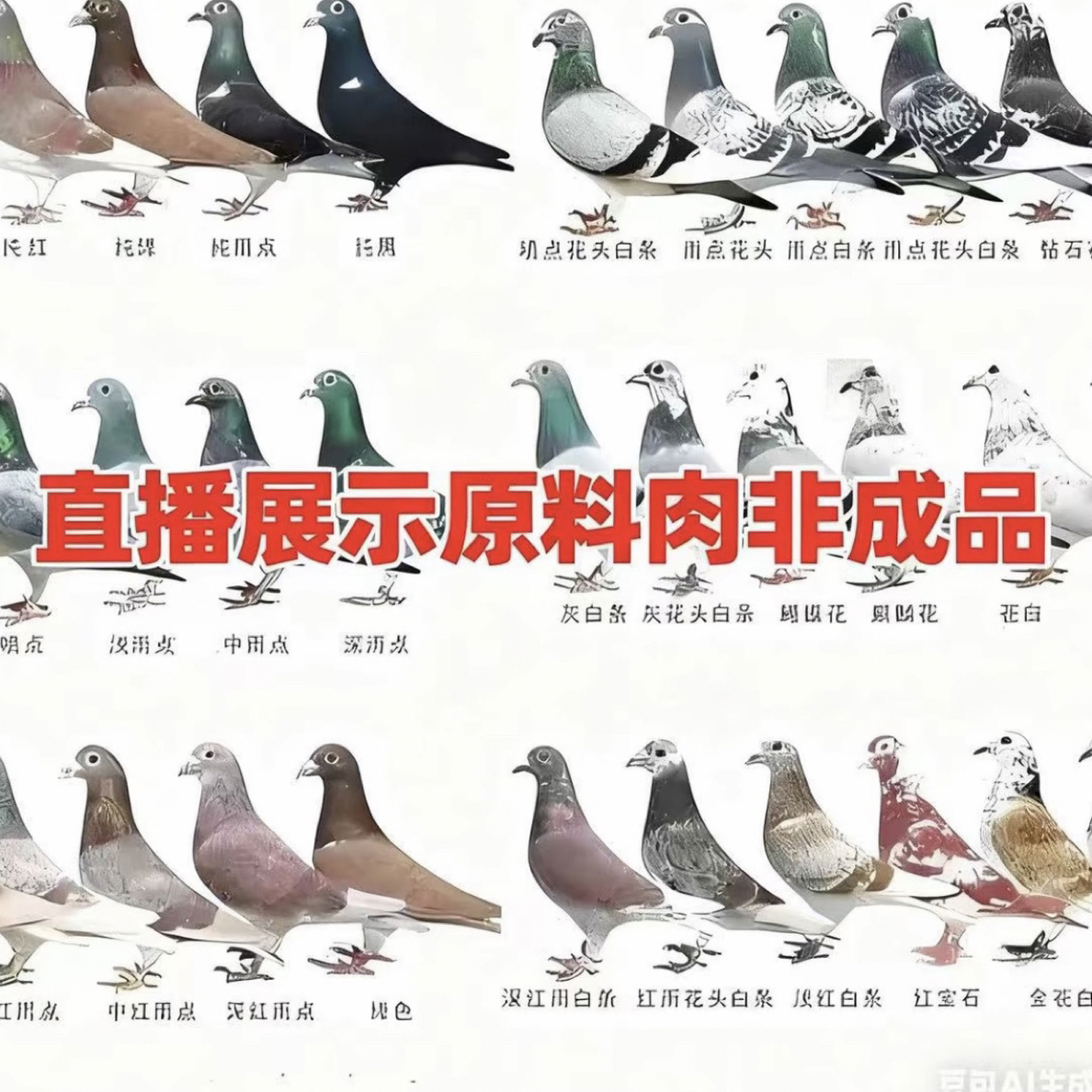 肉质鲜美直播间展示原料并非成品