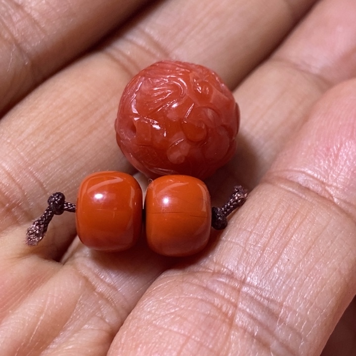 南红玛瑙配饰未镶嵌青**磊