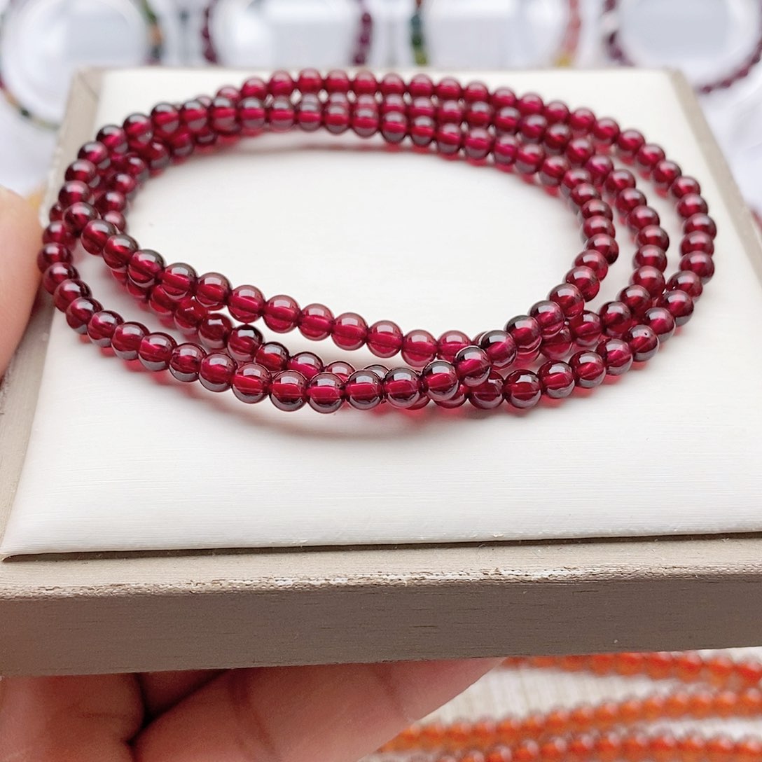 【闪购商品】石榴石手链未镶嵌4.4