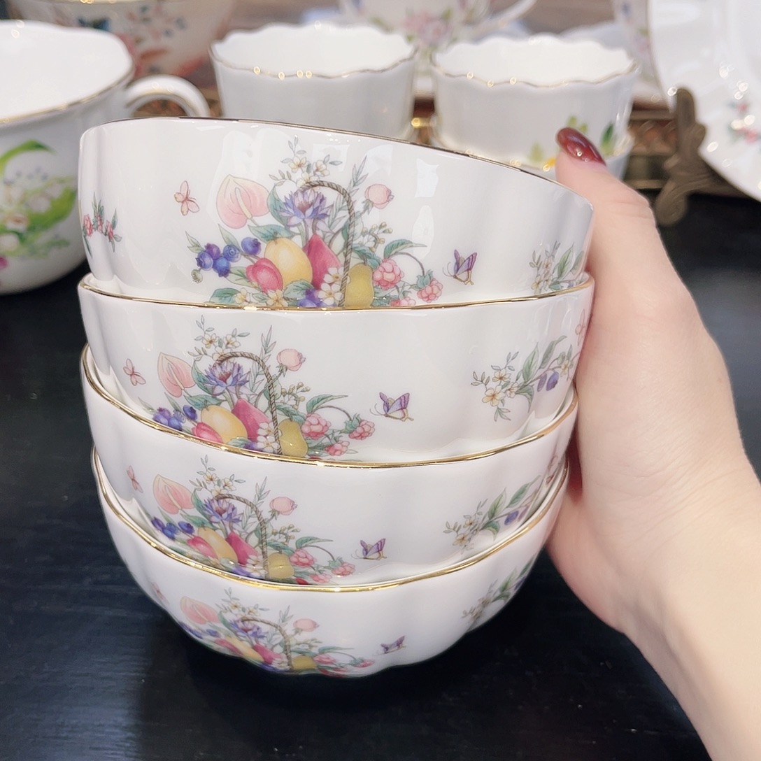 骨瓷饭碗/————四个