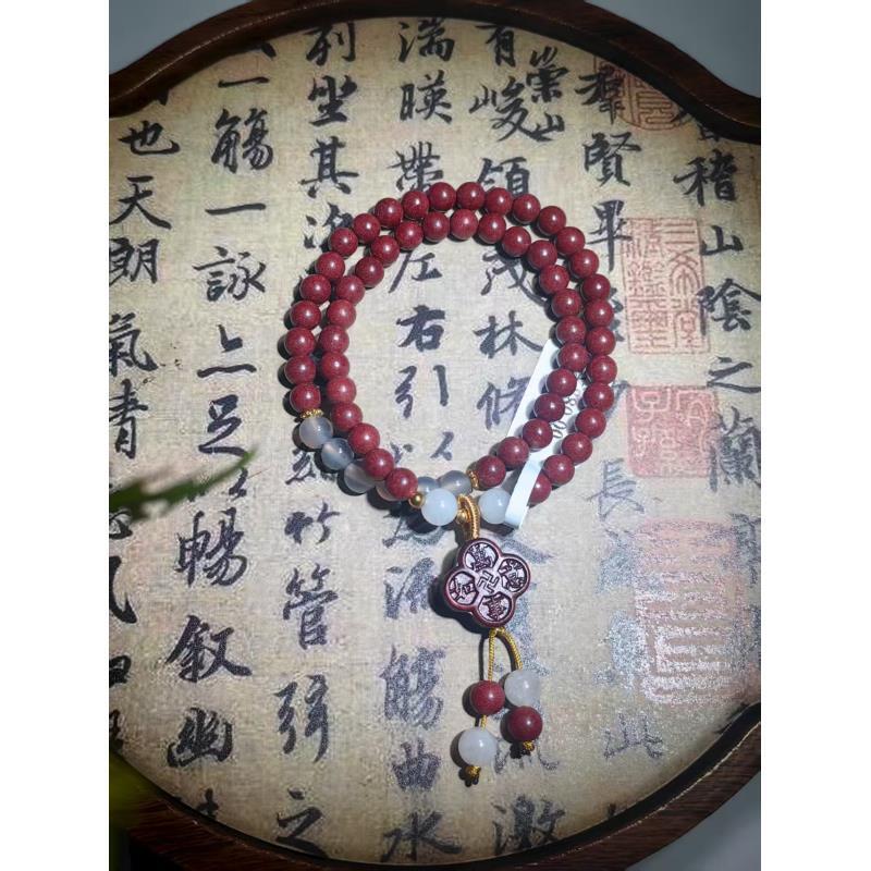 精美手串 白珠 四叶草（无礼盒）154