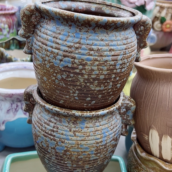 多肉绿植陶瓷花盆9.9包邮，有孔