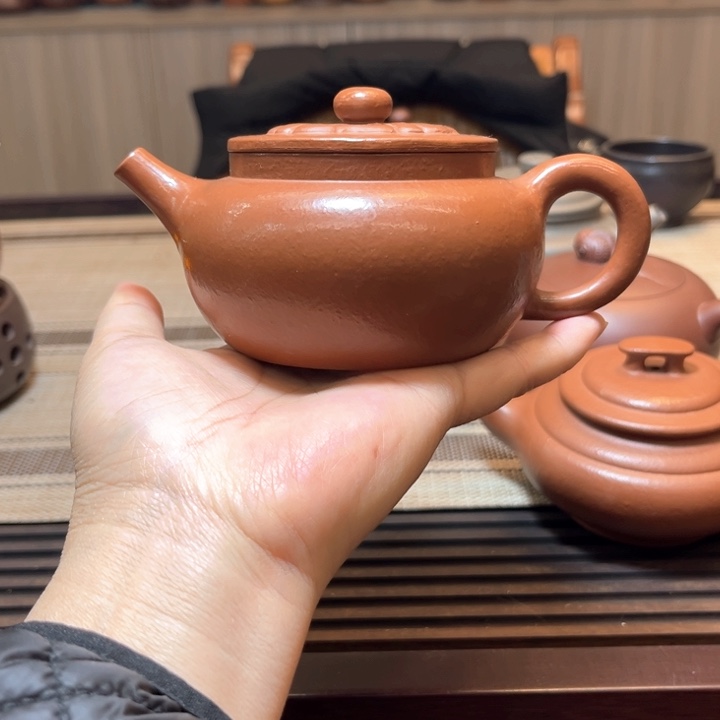 茶壶紫砂小煤窑朱泥250 CC手工制作