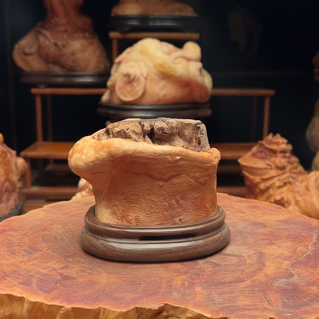 荔枝木荔枝木香炉摆件138