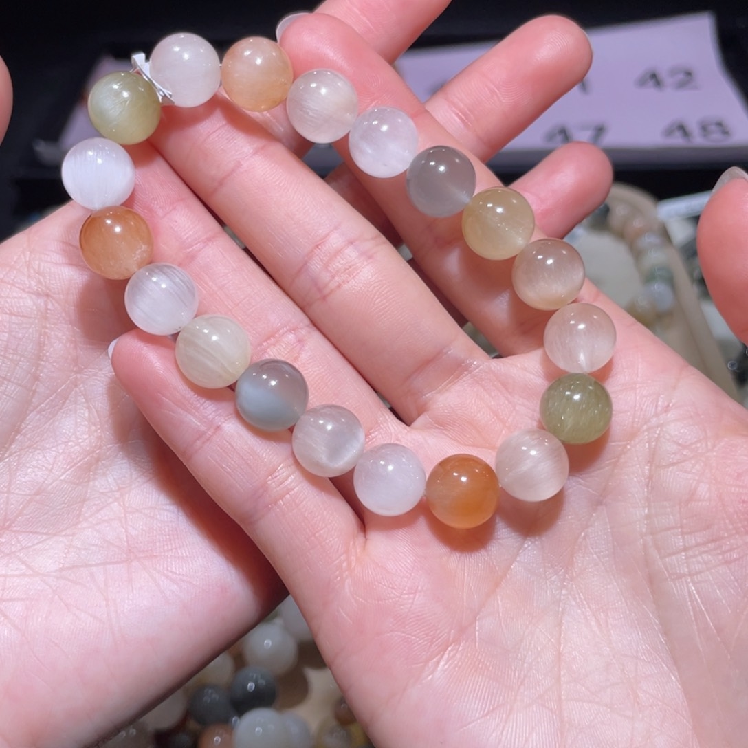 水晶手链未镶嵌40号多性样发货10+