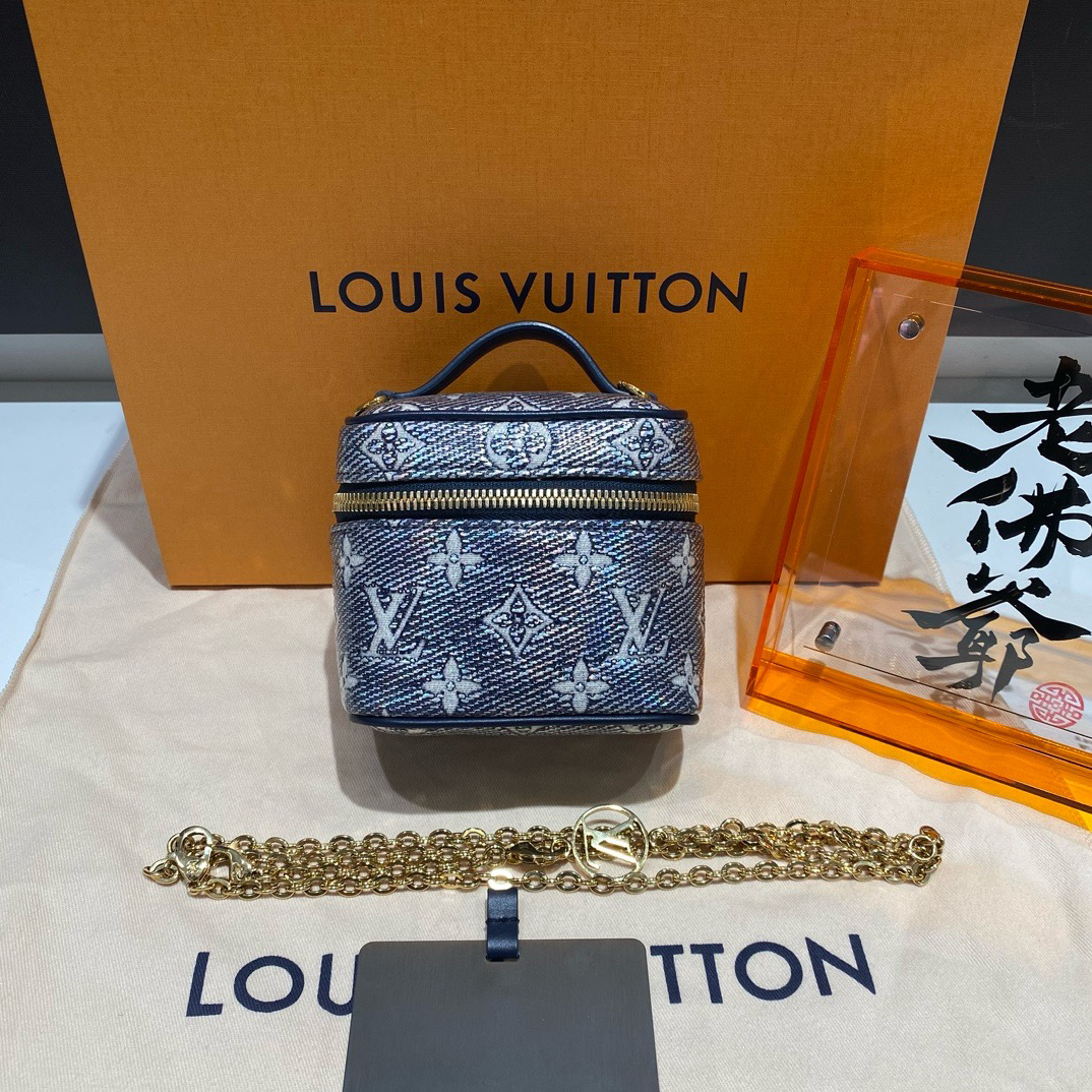 99新 LouisVuitton/路易威登 lv路易威登 micro vanity化妆盒7095