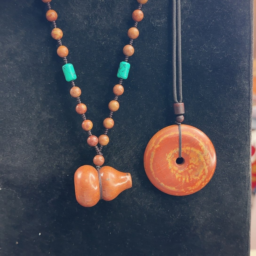 泗水砭石直播间炸福利精品金刚结葫芦（加大平安扣）