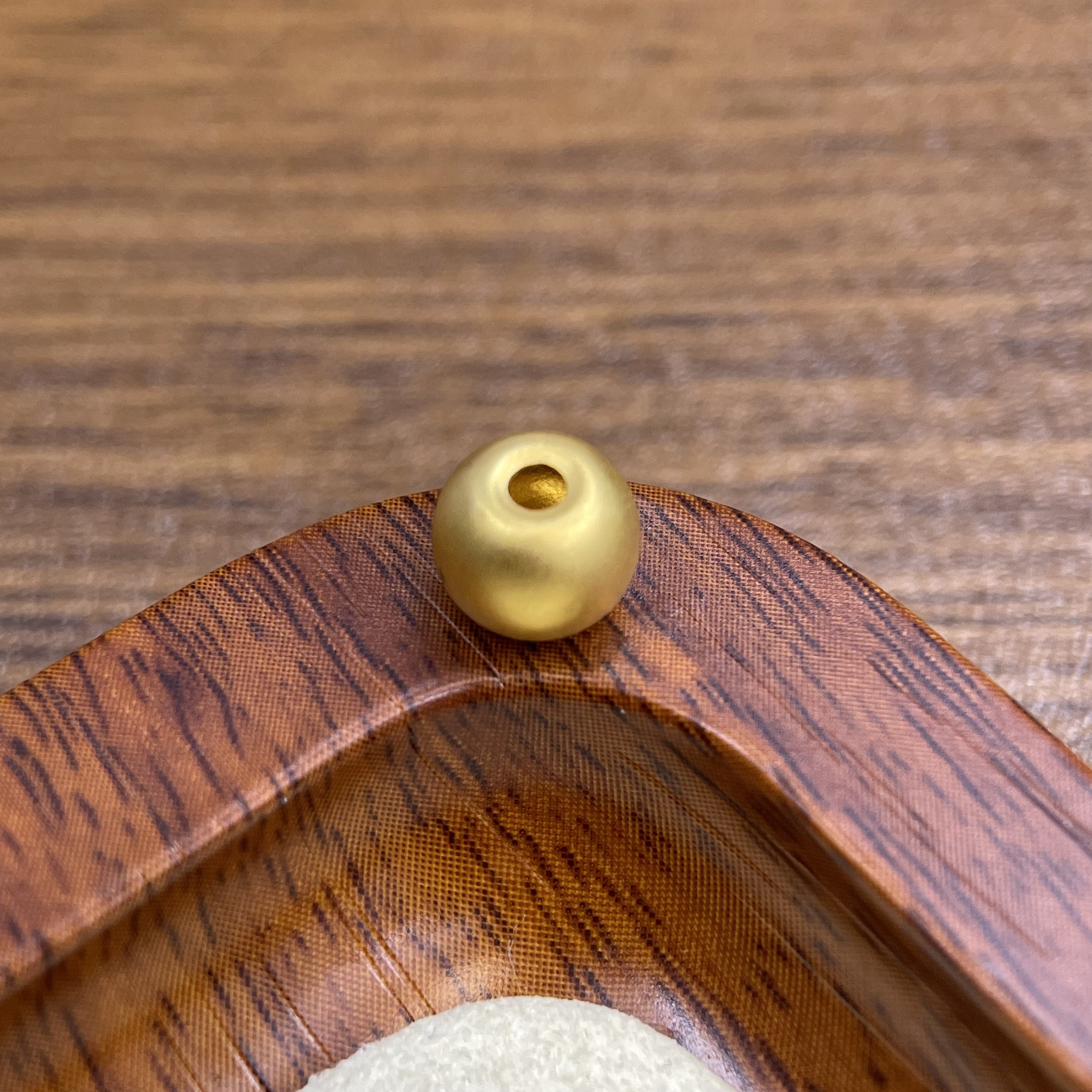 辉通黄金足金999-7mm古法转运珠DP2444-0390