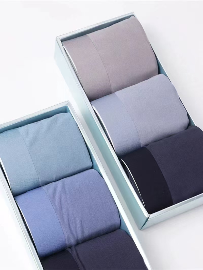 无痕男生抗菌大码透气短裤内裤