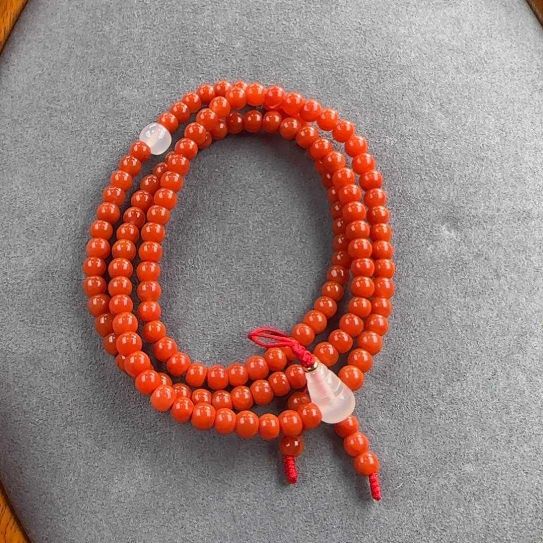 南红玛瑙多圈未镶嵌二*?