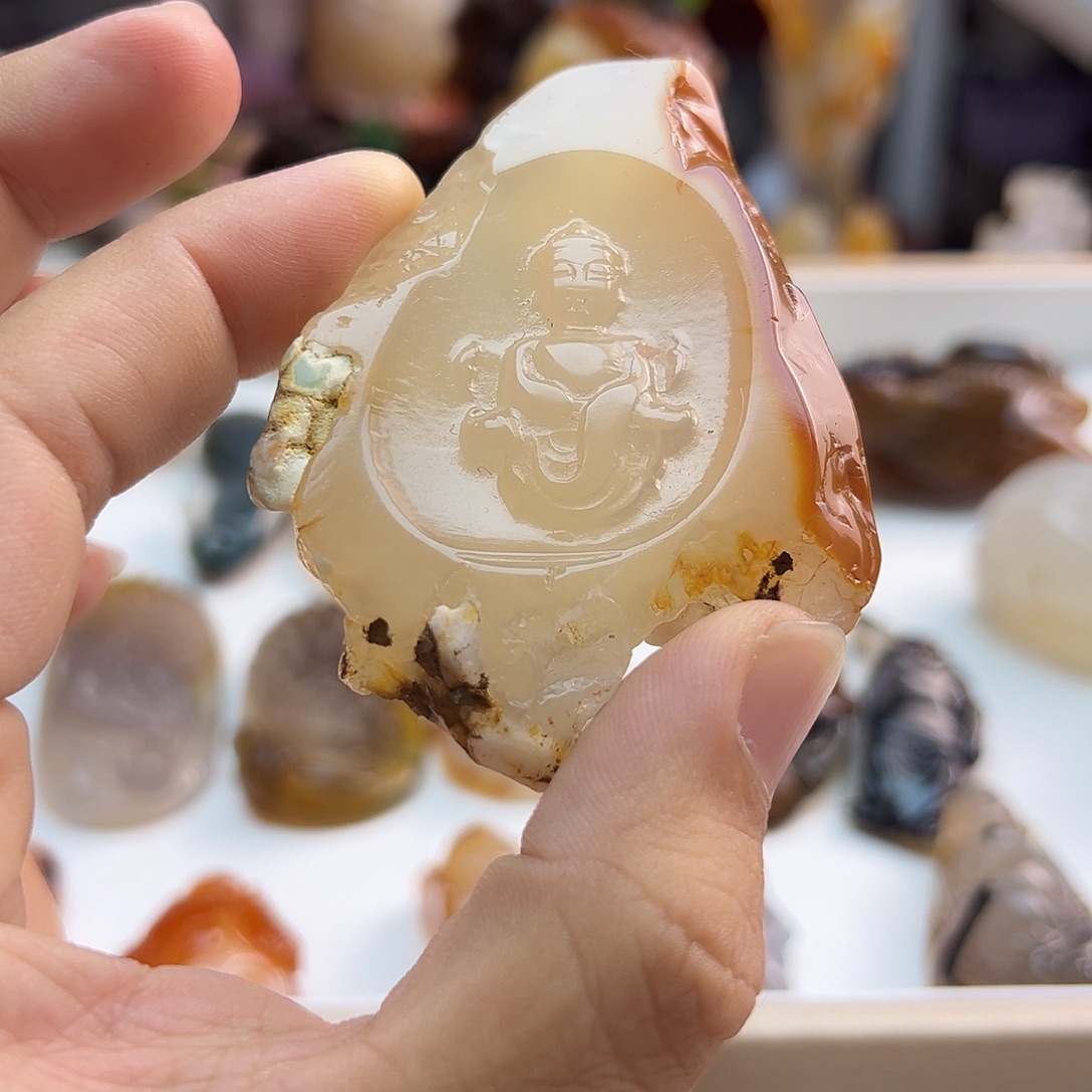 玛瑙/玉髓合金颈饰