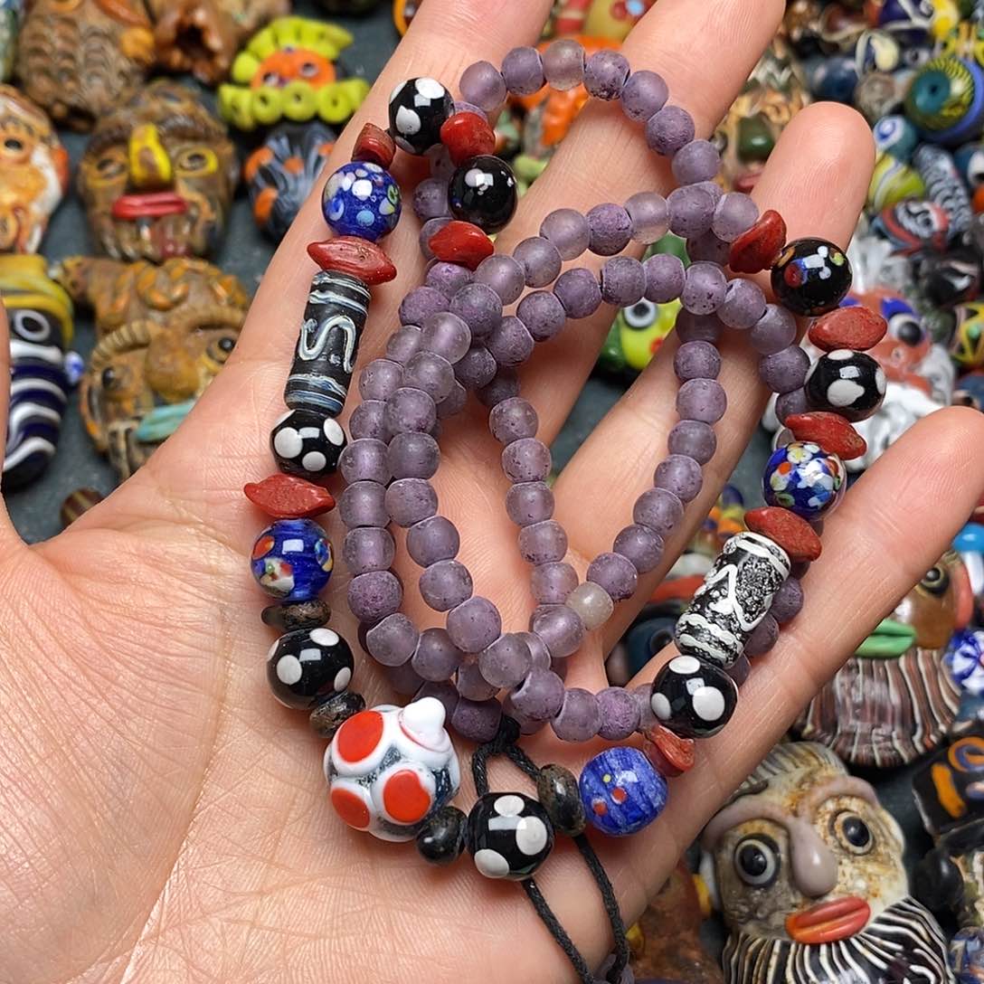 琉璃颈饰新款链子