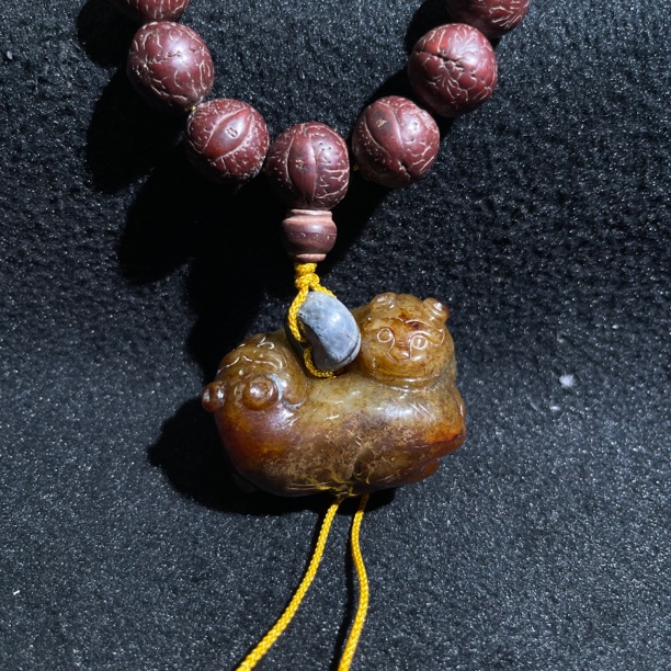 和田玉瑞兽2507080024