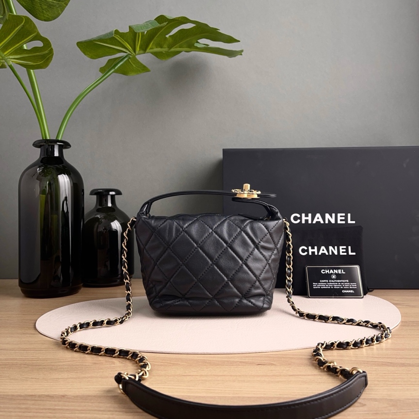 95新 Chanel/香奈儿 【九筒奢品】hobo20S饭盒/29开/单肩包/2161