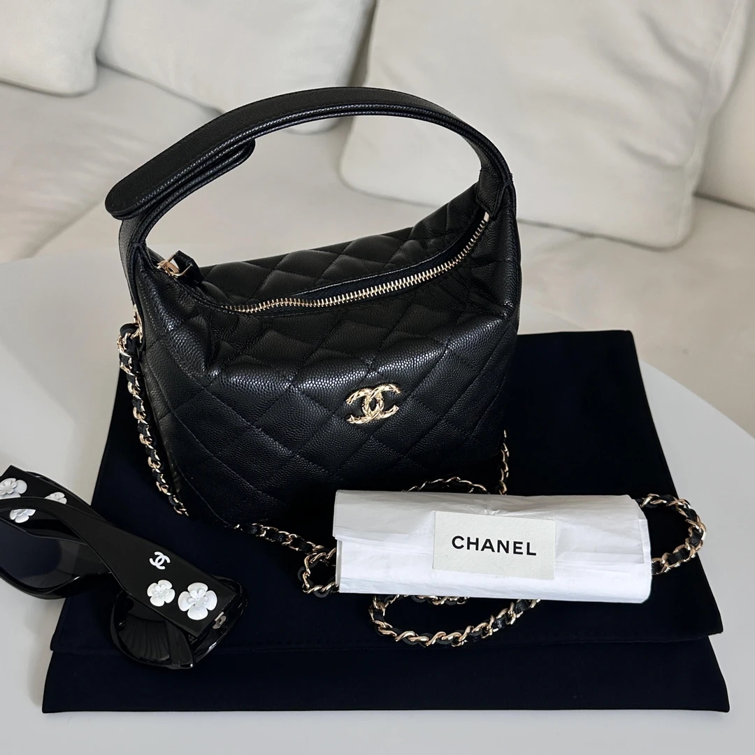 未使用 Chanel/香奈儿 26c饭盒黑金荔枝牛/优品