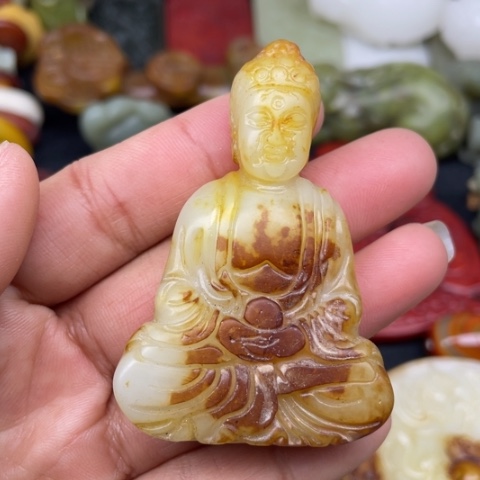 蛇纹石玉颈饰未镶嵌117