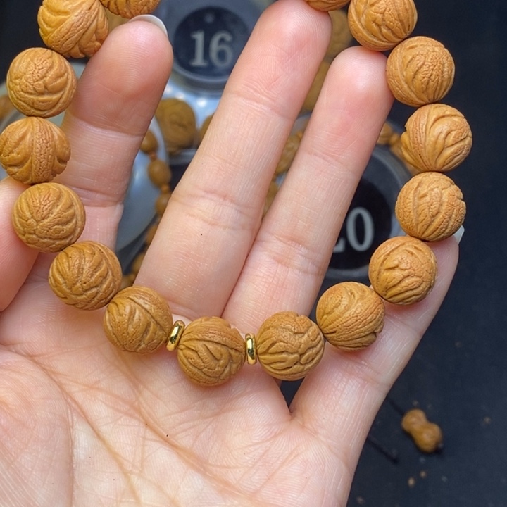 桃核吊坠秦岭龙纹桃核13