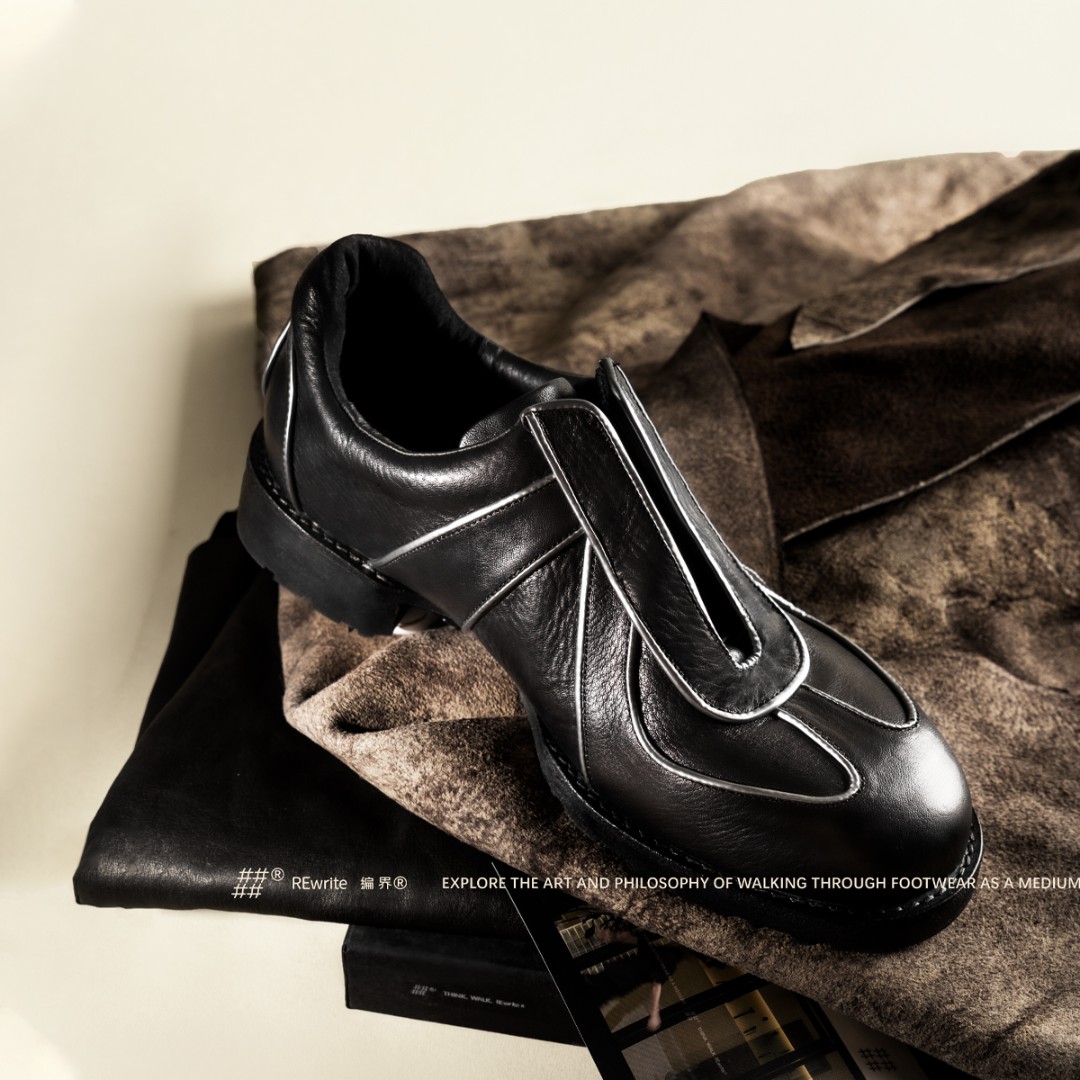 REwrite编界 「潜行漫游」德训皮鞋25ss休闲Ortholite®真皮皮鞋