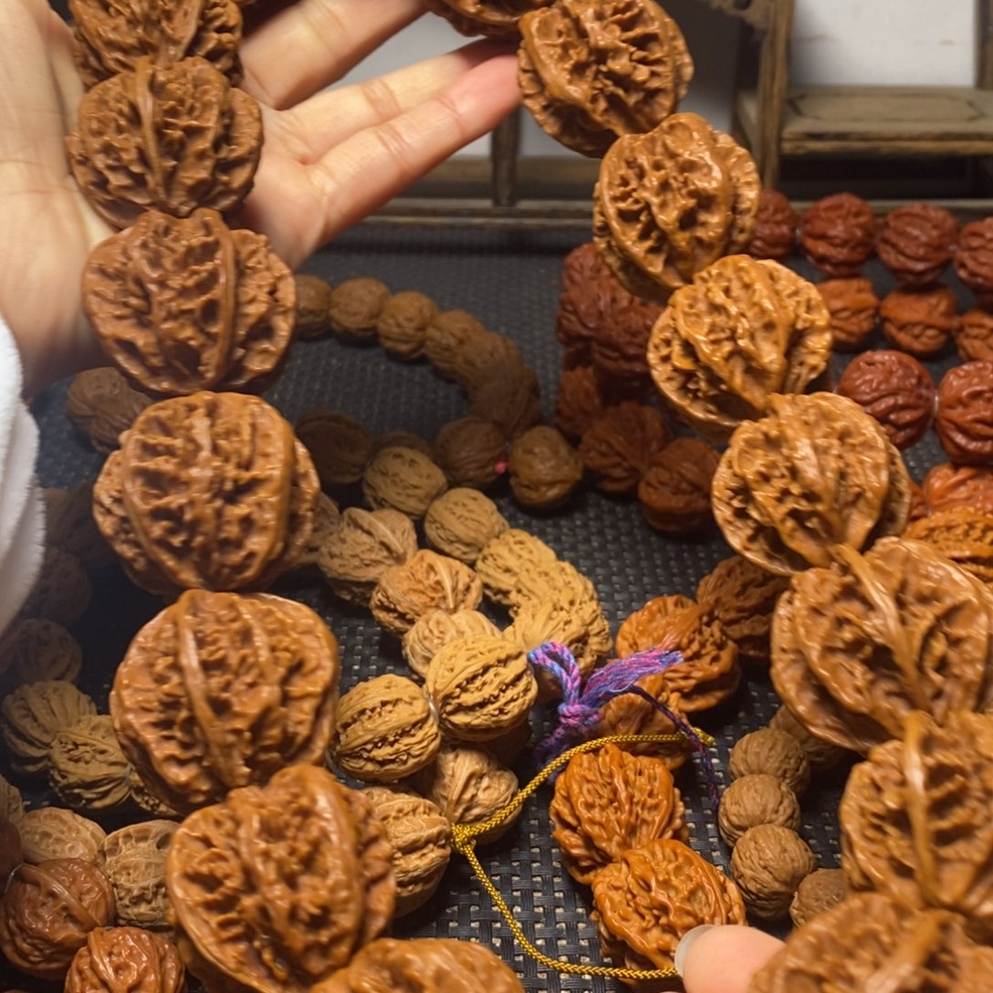 手串文玩核桃麻花大八棱手持