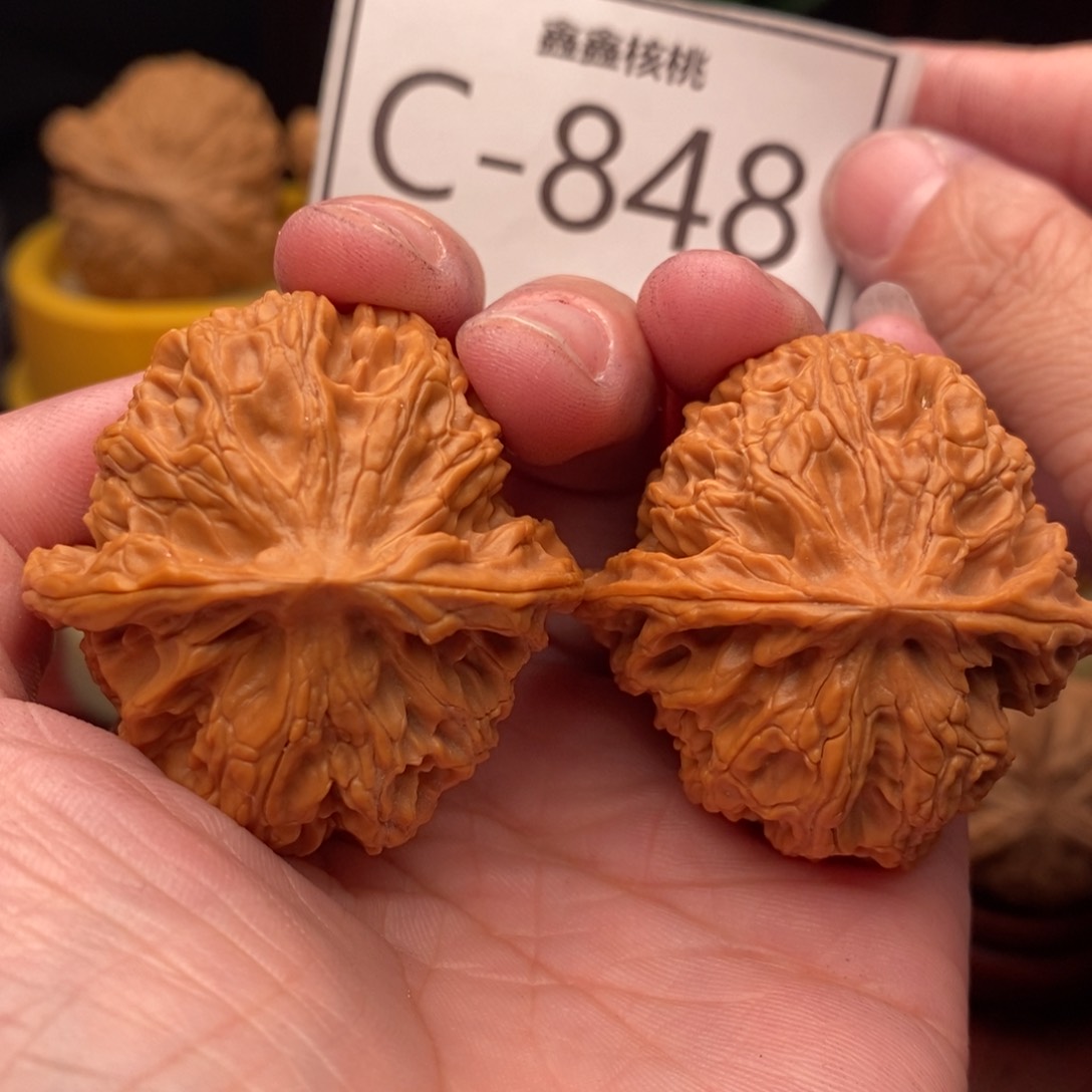 文玩核桃把件苹果40