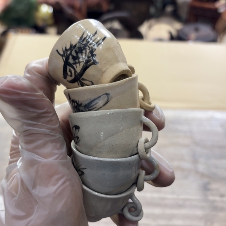 陶瓷古美术置物摆件