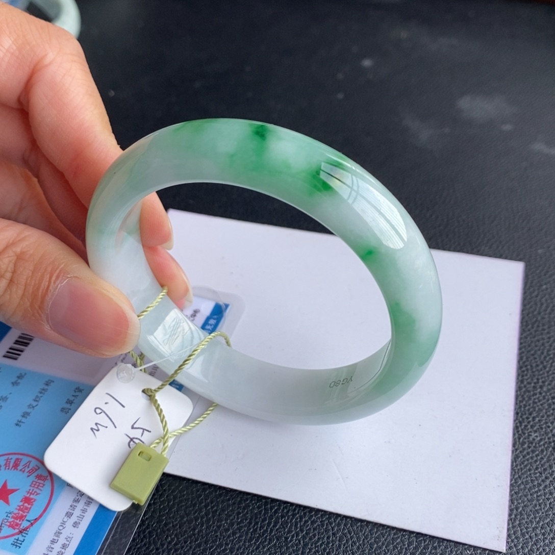 未镶嵌手镯翡翠56-57正圈