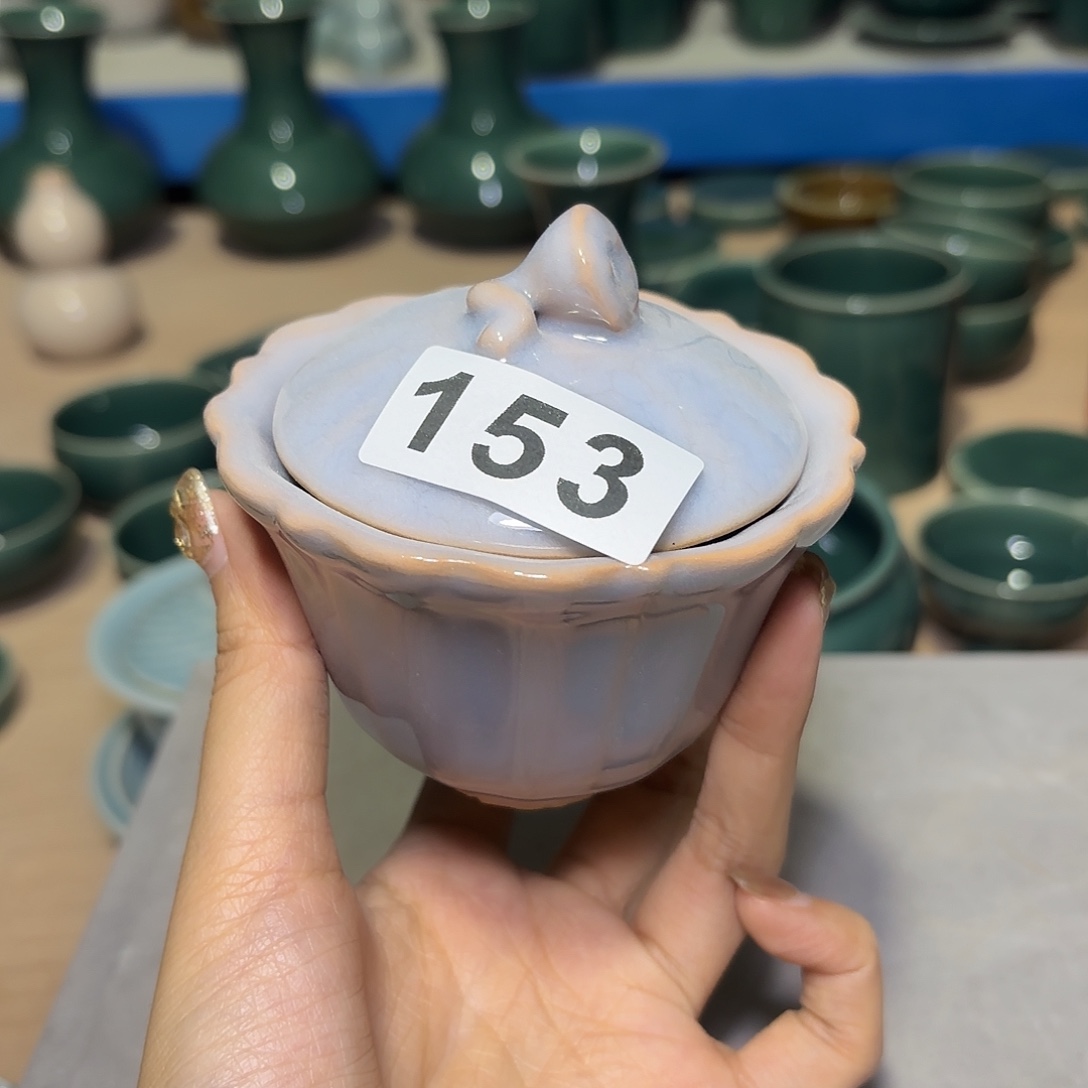 龙泉云间青瓷小米茶器