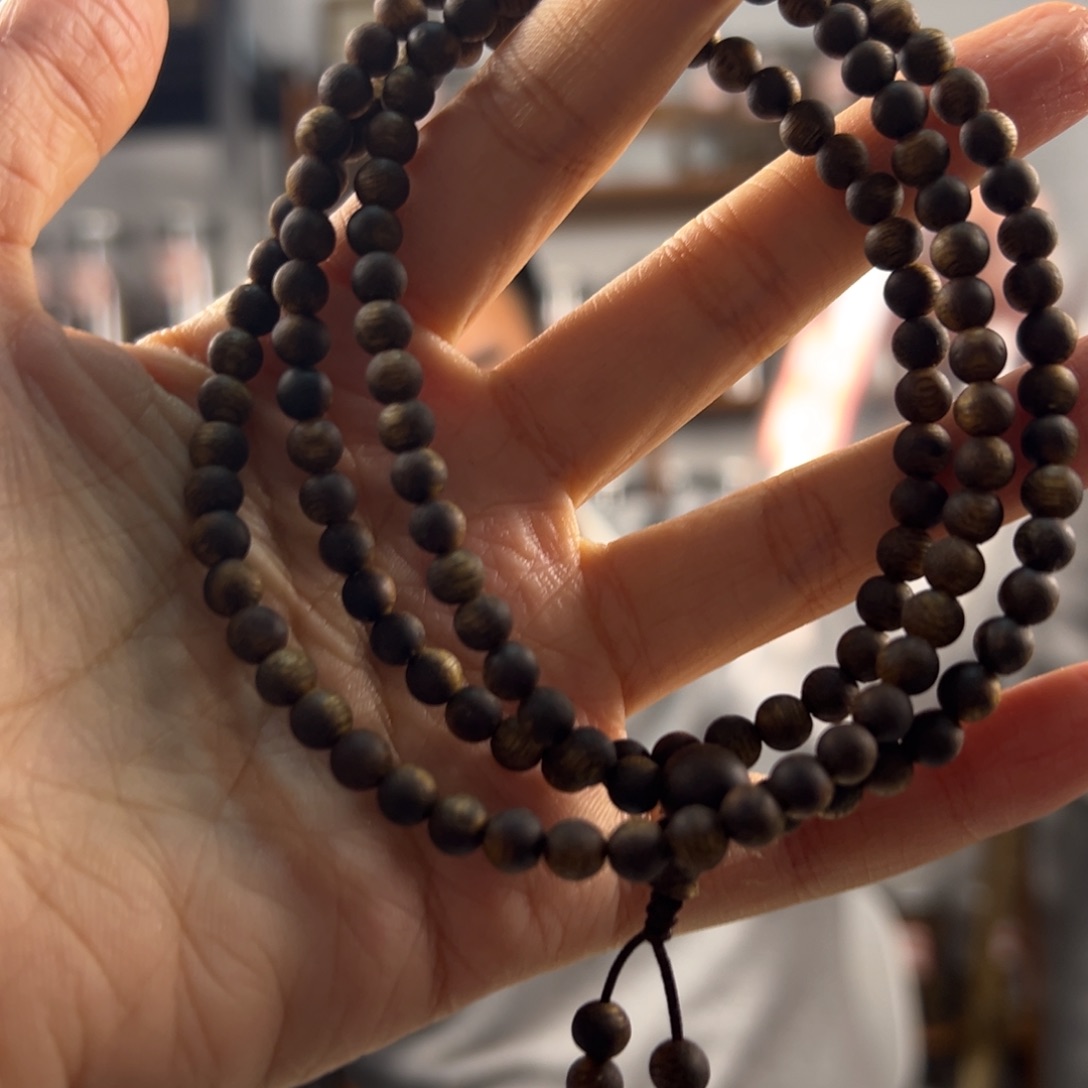 沉香手串奇楠沉香卡5/9g+圆多多样性发一