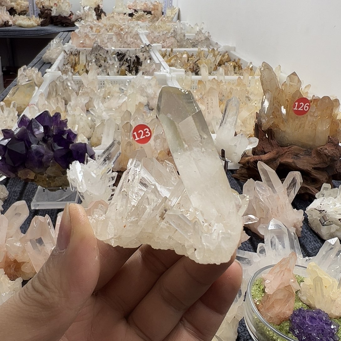 银S925镶嵌珠宝半成品水晶