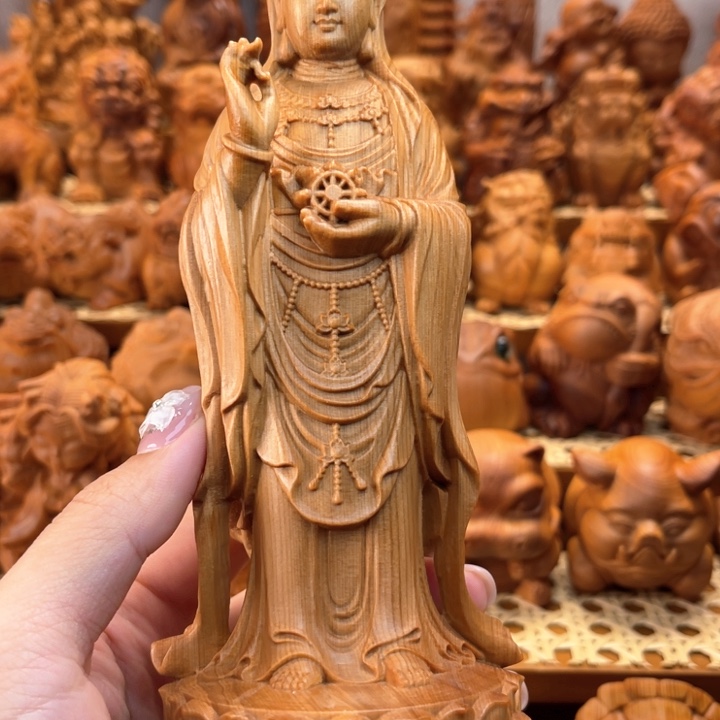 ****漏柏木（崖柏）南海观音