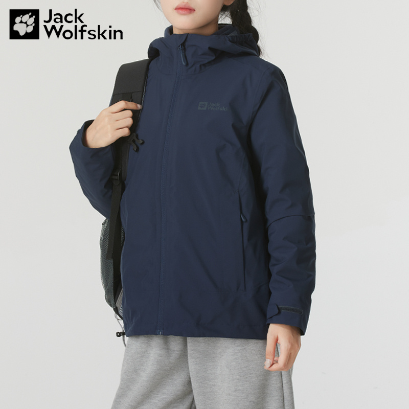 狼爪冲锋衣女装秋季户外爬山保暖运动服夹克防风防水外套5031991