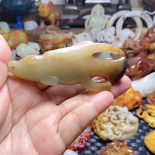 和田玉把件未镶嵌