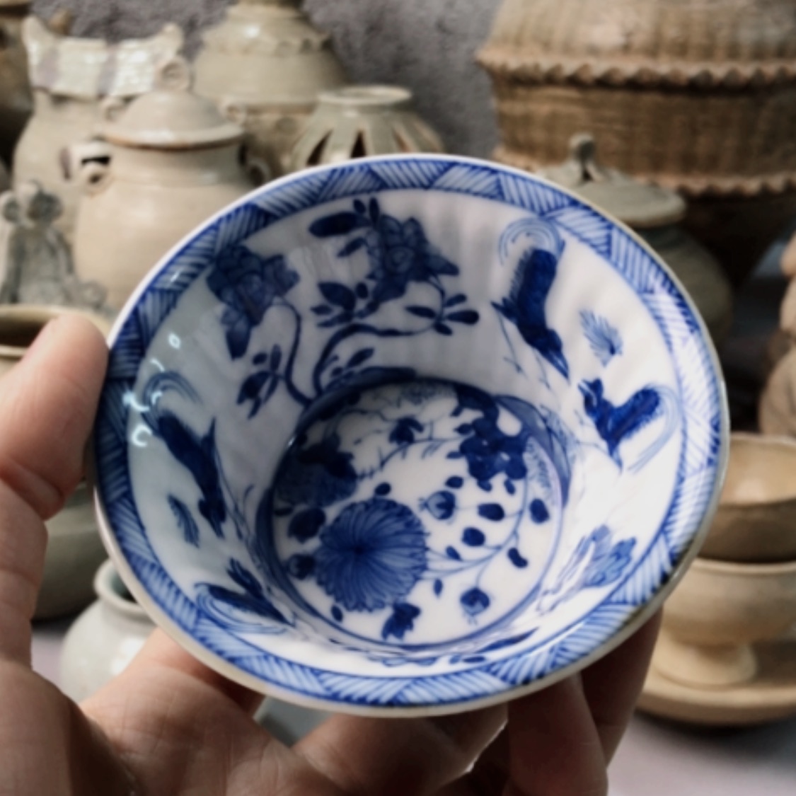 【闪购商品】鸿**玩青花杯
