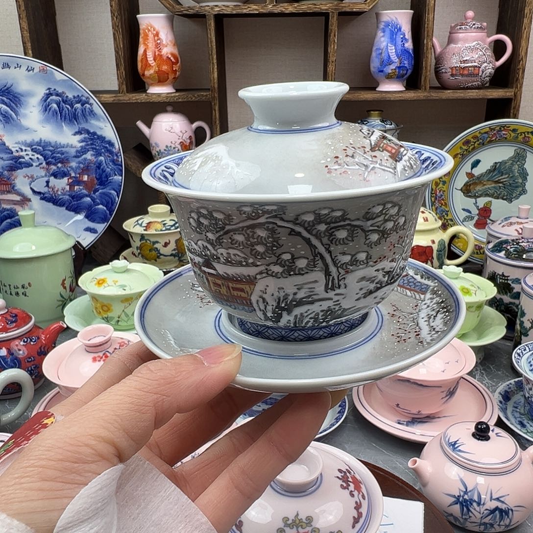 w***h陶摆件景德镇陶瓷567老厂瓷73